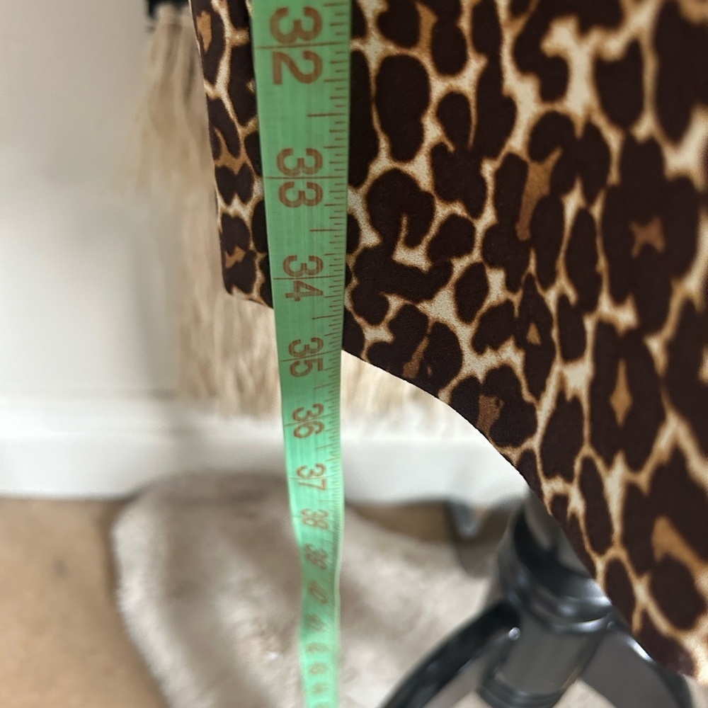 J.Crew Leopard Print Shift Dress 8 – Classic Chic 3/4 Sleeve Work to Weekend - Picture 4 of 8